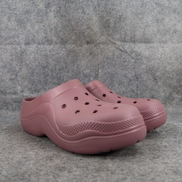 Steve Madden Shoes Women 9 Clog Slip On Scuff Mauve Comfort Rubber Casual Trendy - Picture 1 of 14